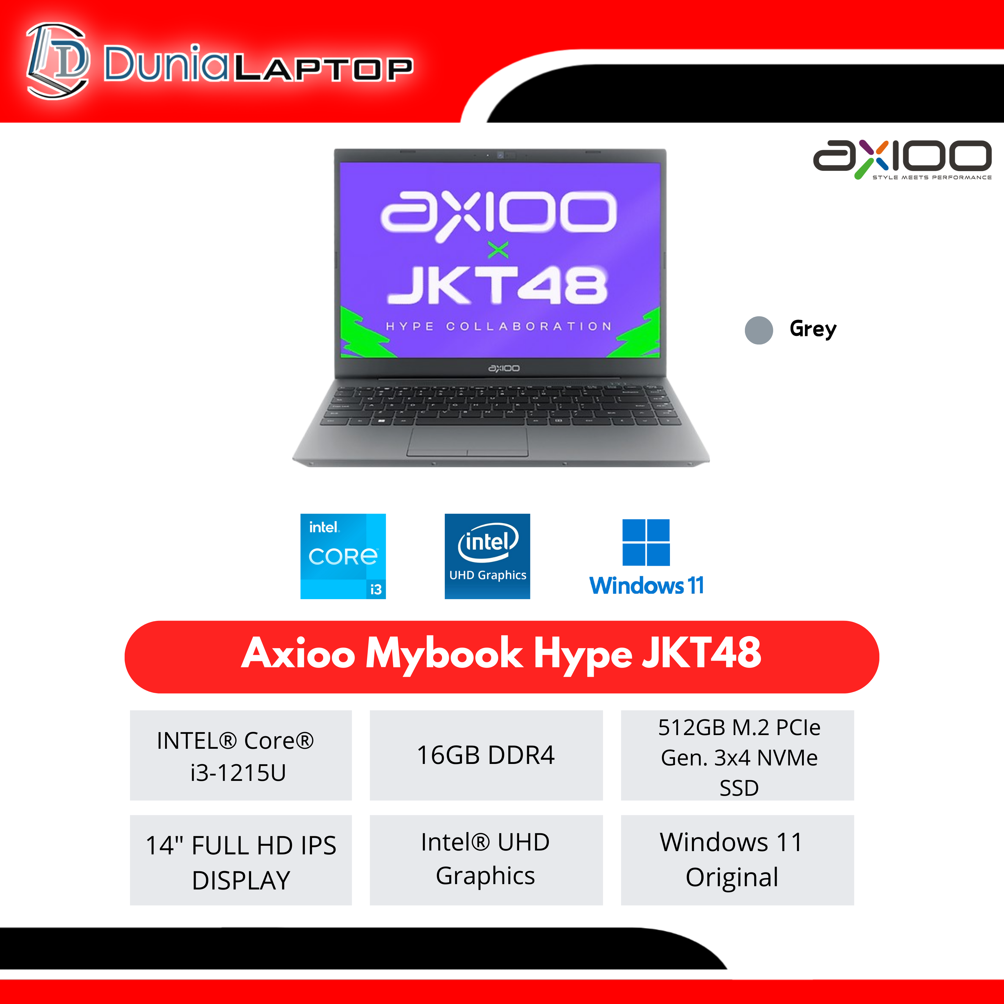 Axioo Mybook Hype JKT48